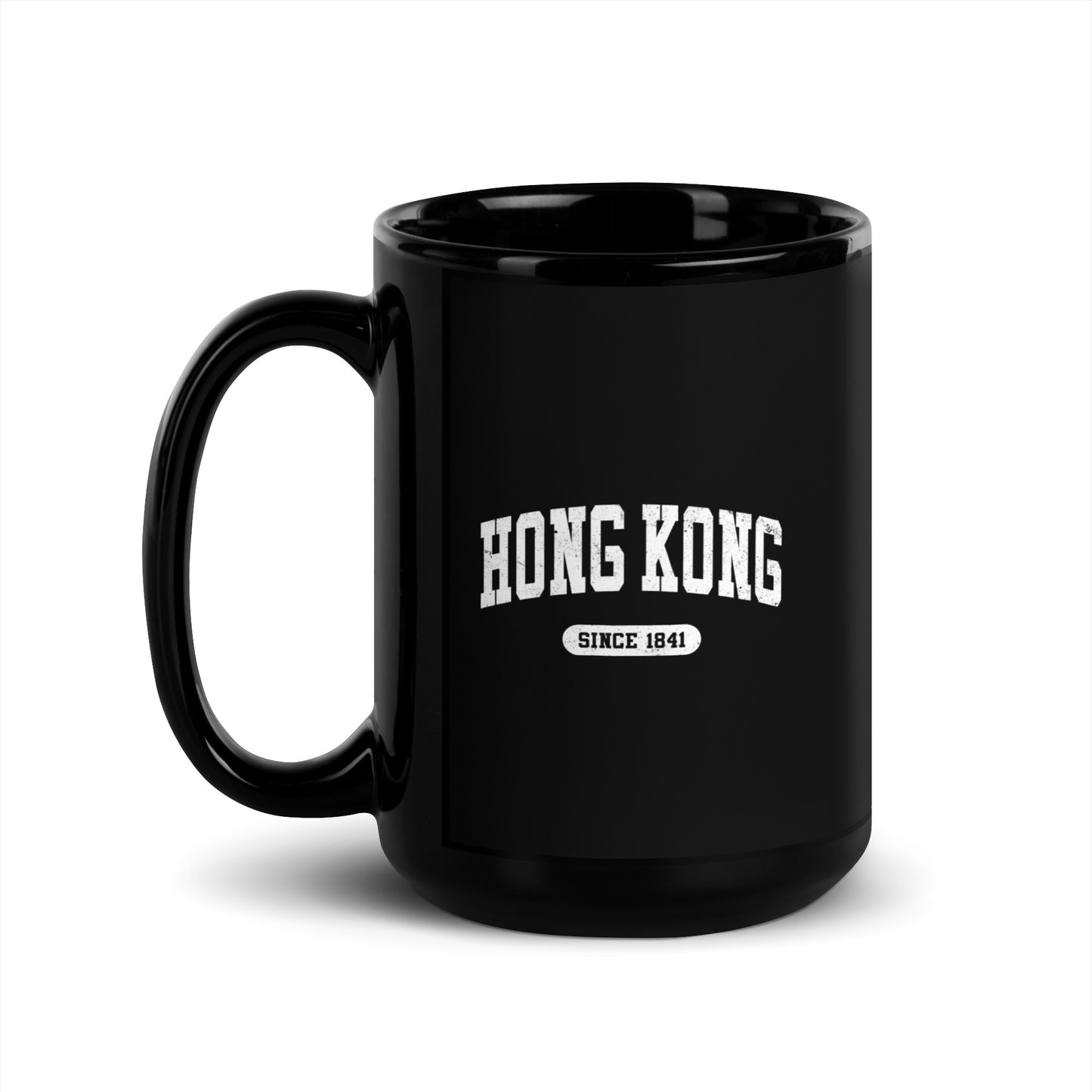 Black Glossy Mug | Hong Kong Since 1841