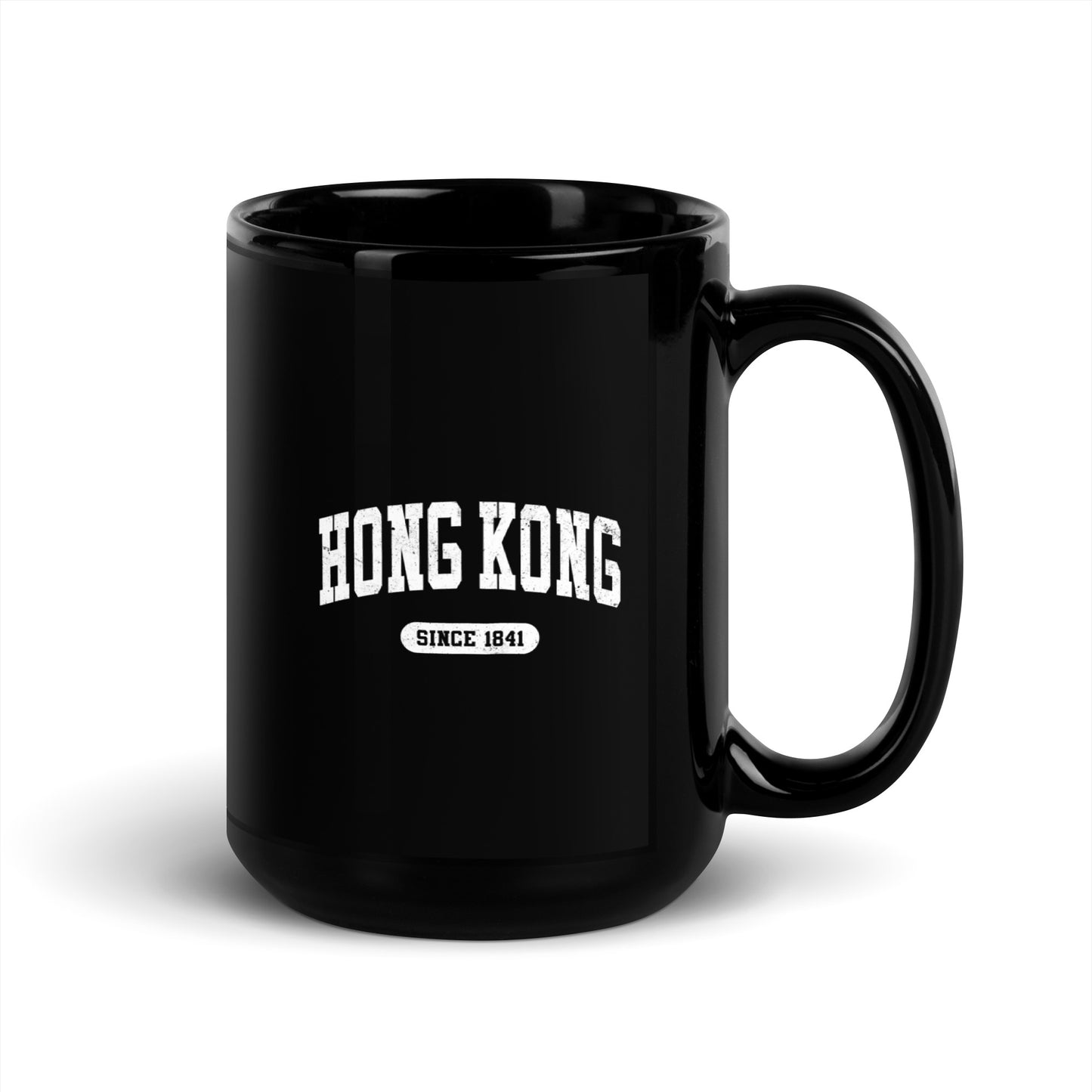 Black Glossy Mug | Hong Kong Since 1841
