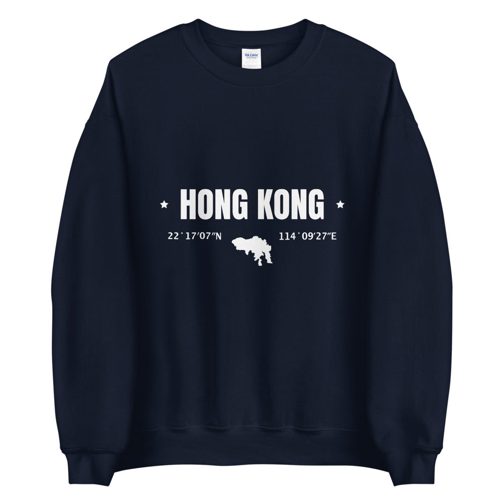 Coordinates of Hong Kong - Unisex Sweatshirt